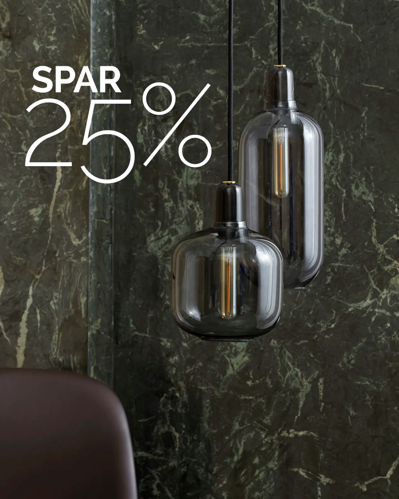 Spar 25% på Normann Copenhagen lamper i oktober