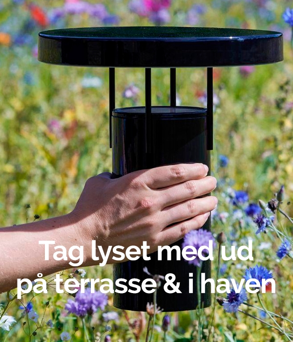 Tag lyset med ud på altan, terrasse og i haven | Find udelamper hos Lamper.dk