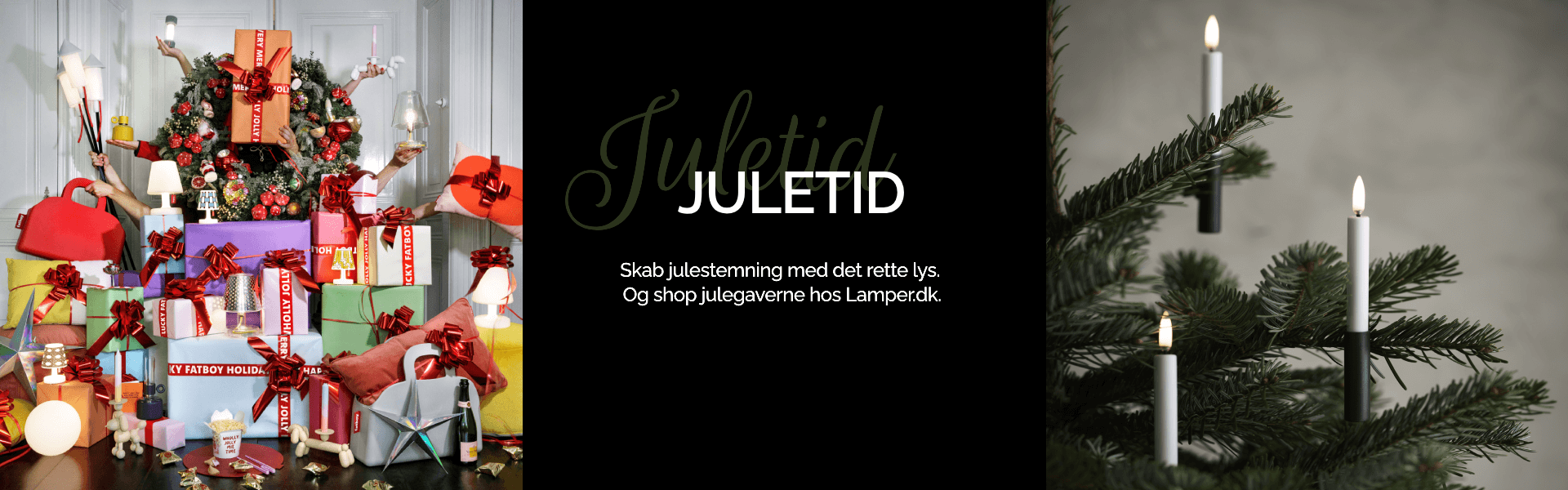 Køb lamper til julegaver hos Lamper.dk