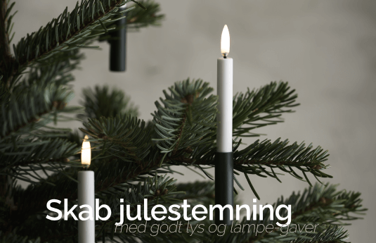 Køb lamper til julegaver hos Lamper.dk