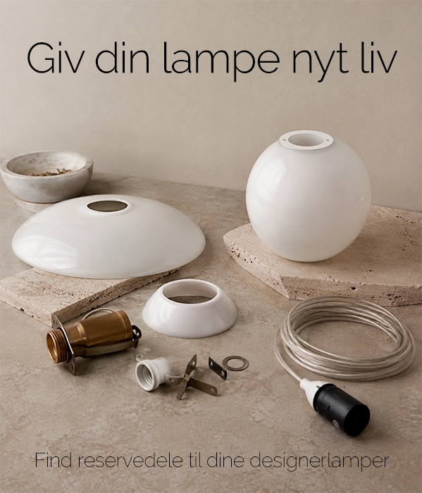 Giv dine lamper nyt liv | Find reservedele til dine designerlamper hos Lamper.dk