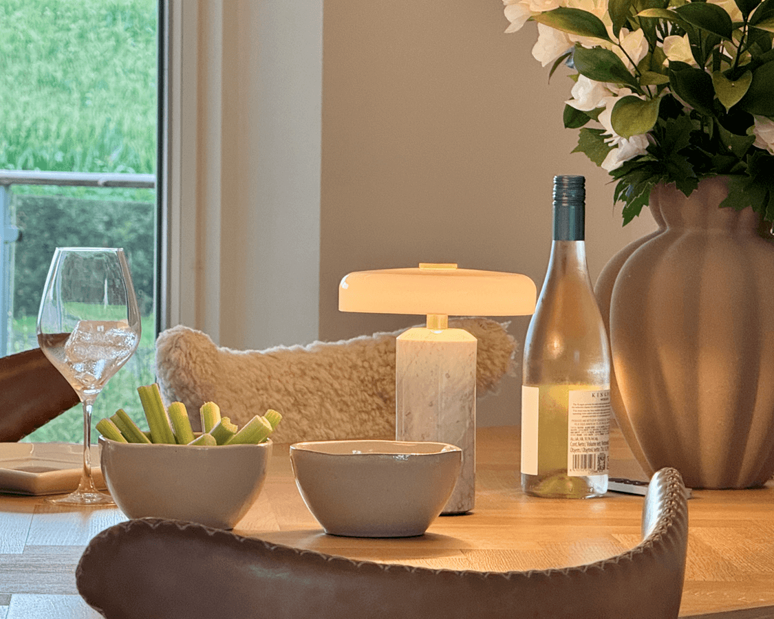 Design by us Trip Portable med silicone skærm | Køb den hos Lamper.dk