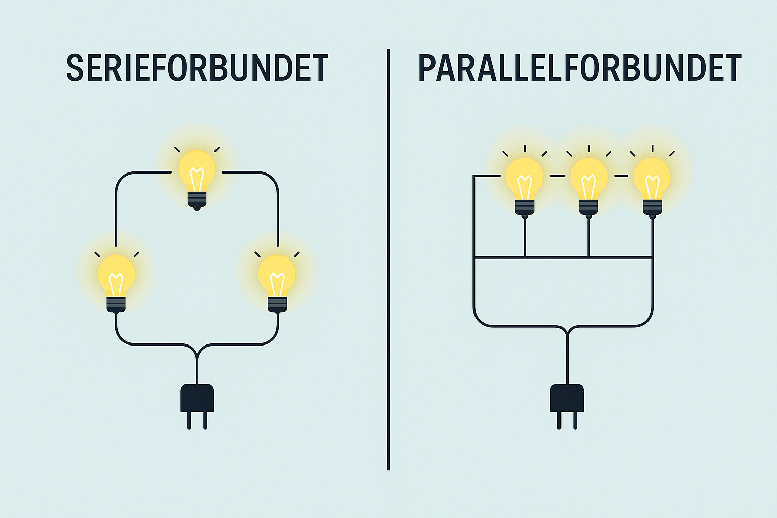 Kan man serieforbinde lamper? | Læs mere hos Lamper.dk
