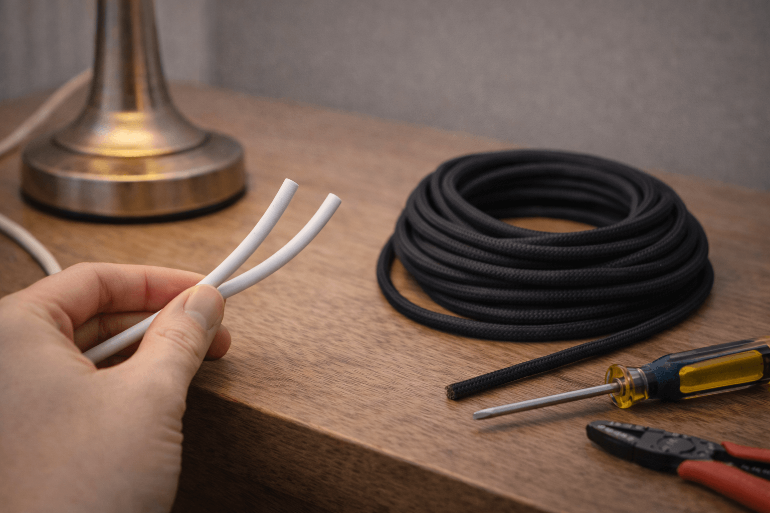 Stofledning vs. plastledning – hvad er bedst? | Lamper.dk