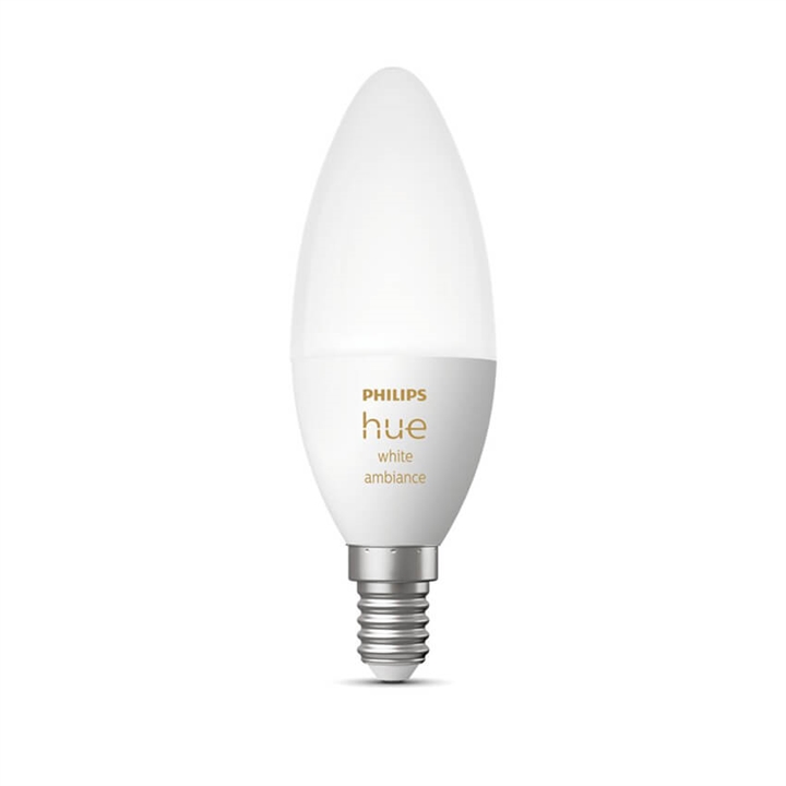 Philips Hue White Ambiance kertepære 5,2W LED E14 470LM