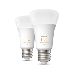 Philips Hue White Ambiance 6W LED E27 810lm (2 stk.)