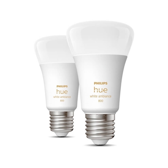 Philips Hue White Ambiance 6W LED E27 810lm (2 stk.)