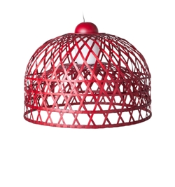 Emperor pendel Large, rød