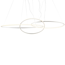 Olympic 3 pendel 2700K, hvid