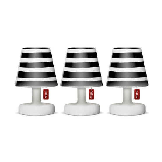 Fatboy® Mini Cappie / skærme til Edison the mini, mr black stripe (3 stk.)