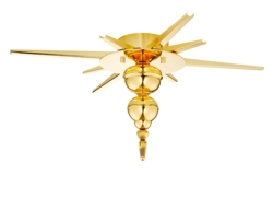 Flash Your Lamps - lampeophæng, Messing deluxe