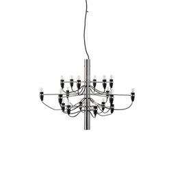 2097/18 lysekrone LED, krom