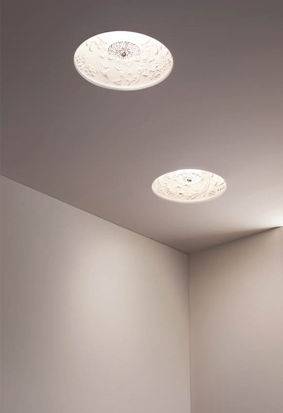 Skygarden Indbygning loftlampe, hvid