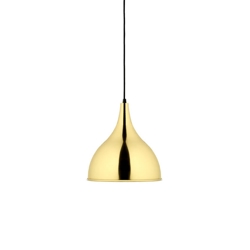 Silhuet pendel P2, poleret messing