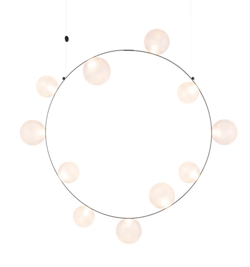 Hubble Bubble 11 pendel, frosted