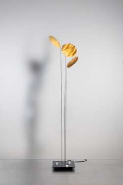 Nuunu gulvlampe, guld