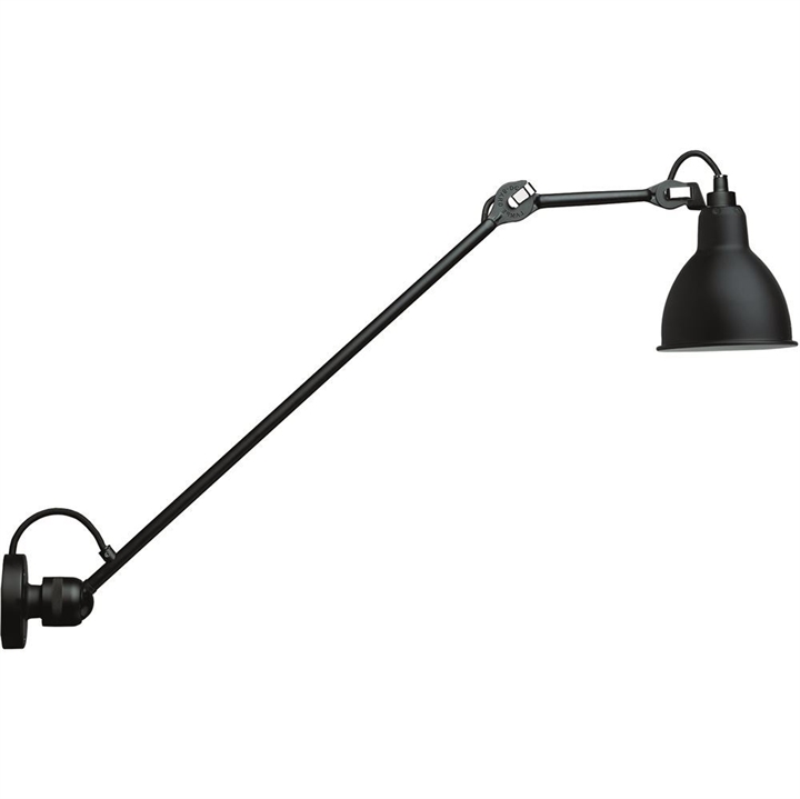 Lampe Gras No 304 L60 Væglampe, sort