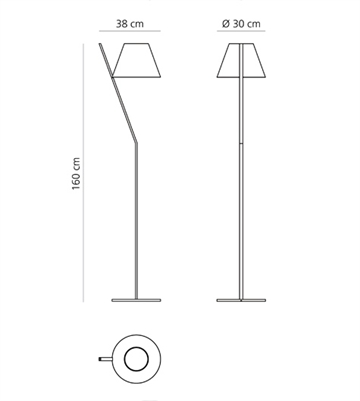 La Petite gulvlampe