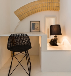 Rabbit bordlampe, sort