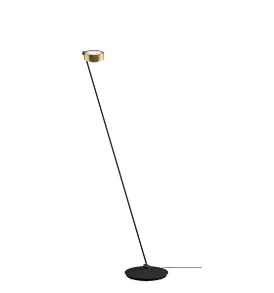 Occhio Sento lettura 125 gulvlampe, E, højre, bronze/sort