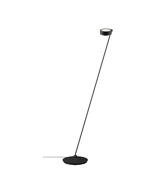 Occhio Sento lettura 125 gulvlampe, E, venstre, sort