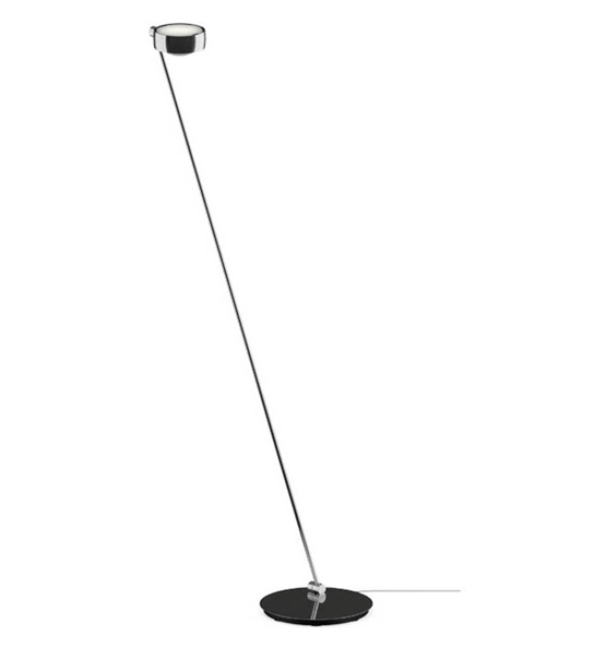 Occhio Sento lettura 160 gulvlampe, E, højre, blank krom