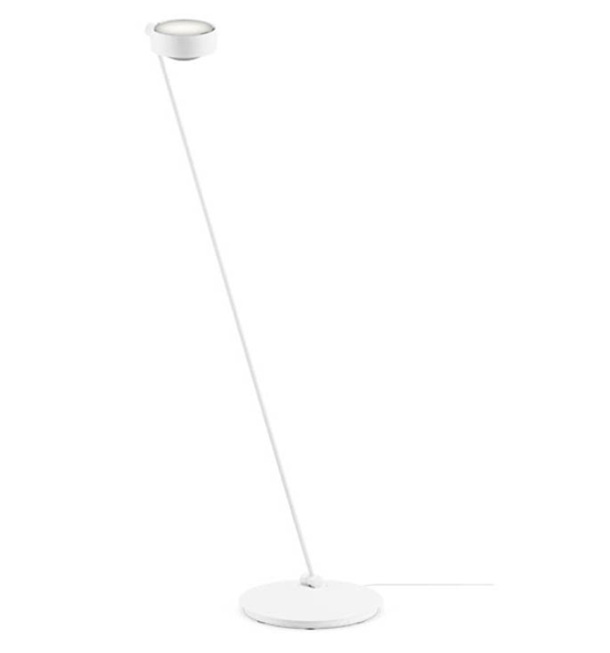 Occhio Sento lettura 160 gulvlampe, E, højre, hvid