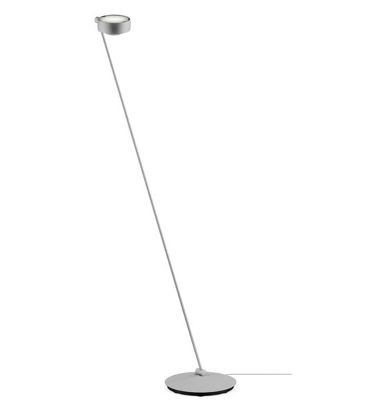 Occhio Sento lettura 160 gulvlampe, E, højre, mat krom