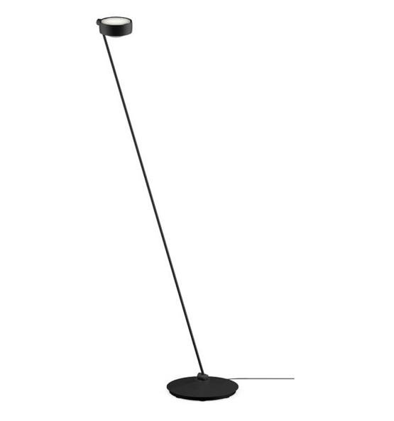 Occhio Sento lettura 160 gulvlampe, E, højre, sort