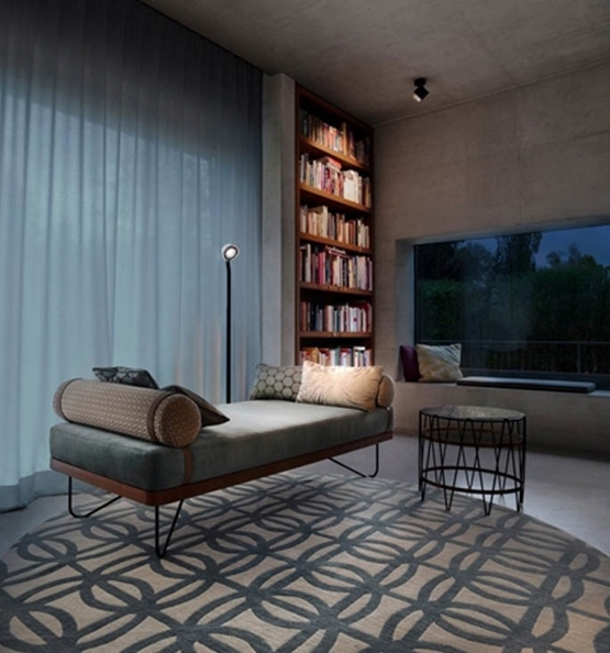 Occhio Lei Lettura gulvlampe, sort