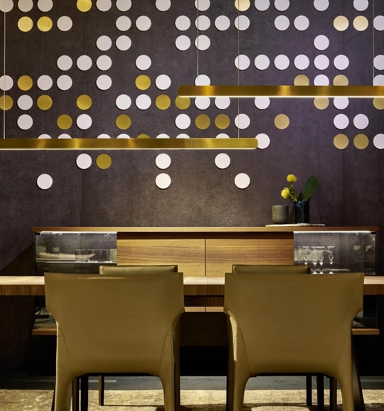 Occhio Mito Volo 100 pendel, variabel, air, bronze m/hvid