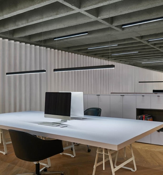 Occhio Mito volo 140 pendel, variabel, air, mat sort m/sort