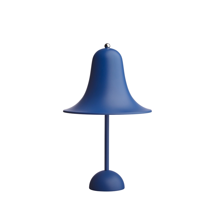 Pantop bordlampe, mat blå