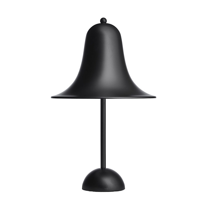 Pantop bordlampe, mat sort