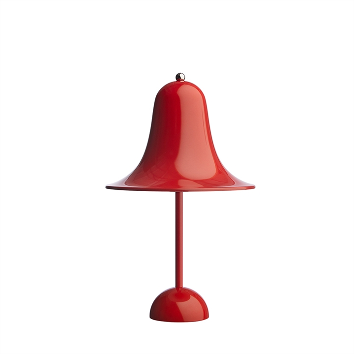 Pantop bordlampe, rød