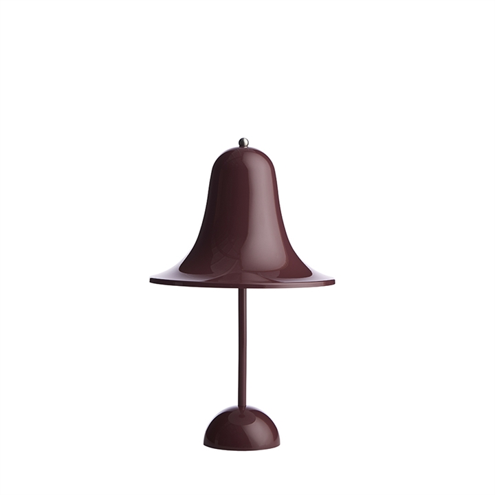 Pantop Portable batterilampe / bordlampe, burgundy