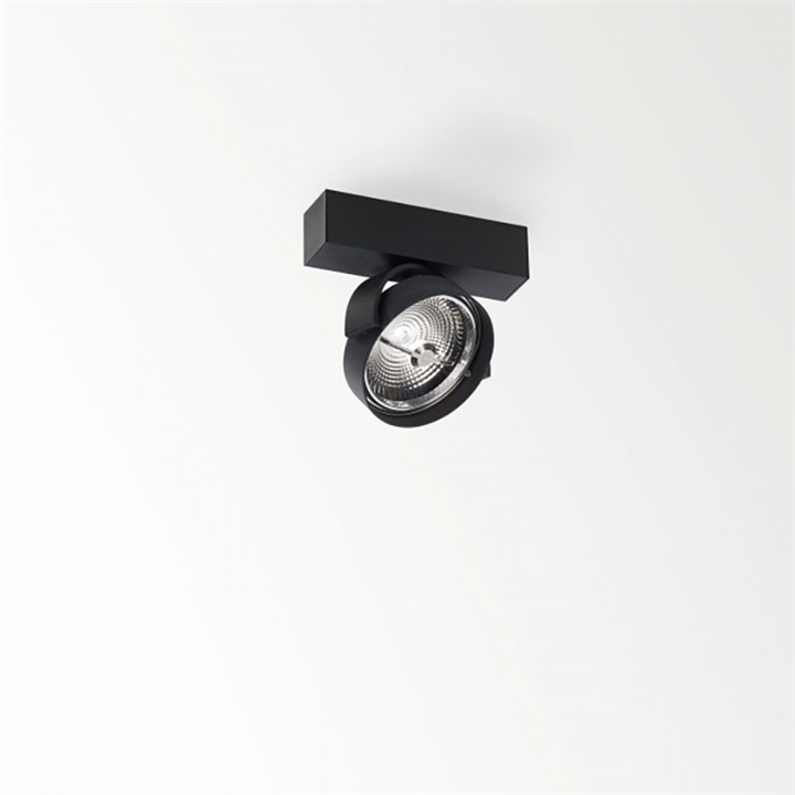 Rand 111 LED DIM8 loft spot, sort