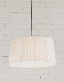 GT6 pendel Ø45, hvid m/sort ophæng