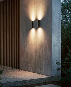 Scap udendørs væglampe, deep black