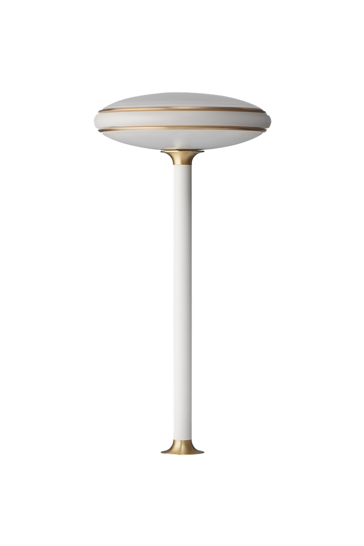 Udstillingslampe: Øs1 Bordlampe Fast Installation Hvid Messing