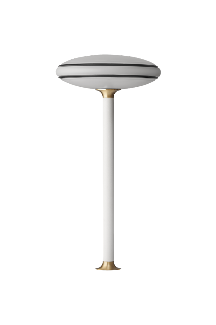 ØS1 Bordlampe - fast installation med Node, hvid/sort