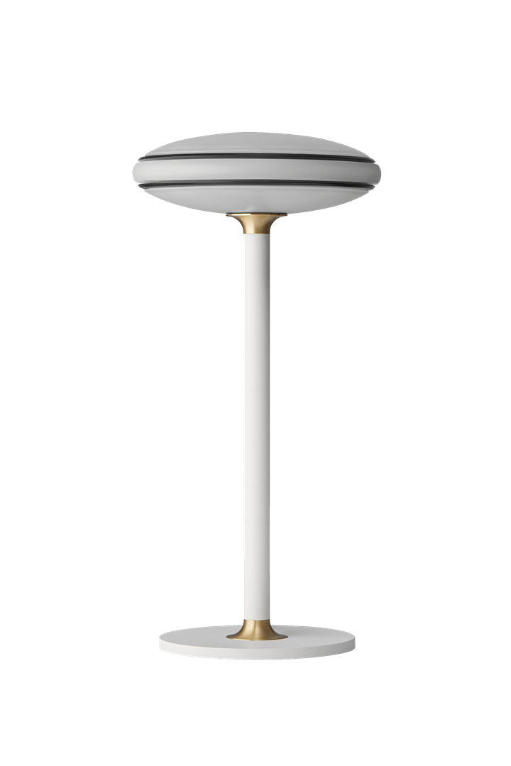 ØS1 bordlampe med Node, hvid/sort