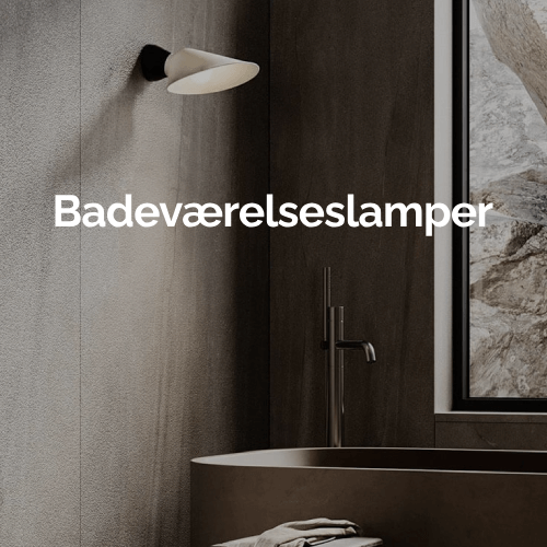Badeværelset – belysning fra Lamper.dk