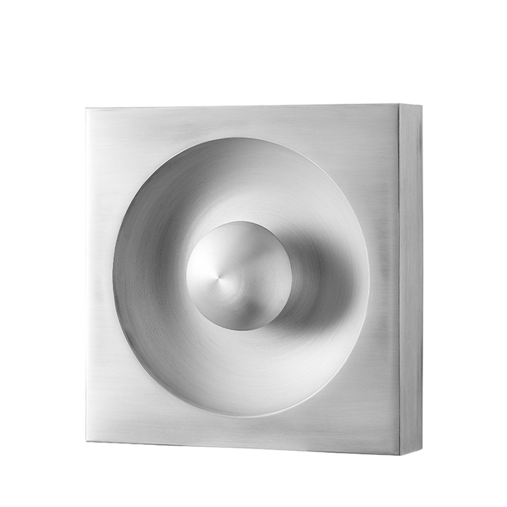 Spiegel væglampe / loftlampe, børstet aluminium