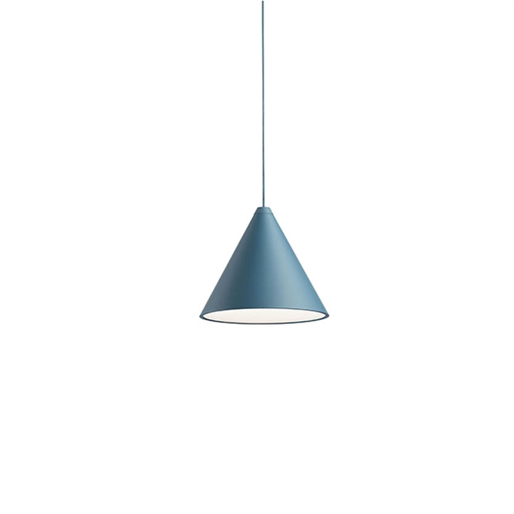 String Light cone pendel 12m m/dæmper, blå