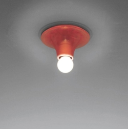 Teti væglampe / loftlampe, transparent orange
