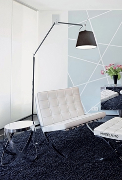 Tolomeo Mega Terra sort, Ø36