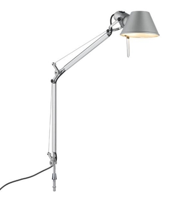 Tolomeo Mini bordlampe, alumimium bordbolt