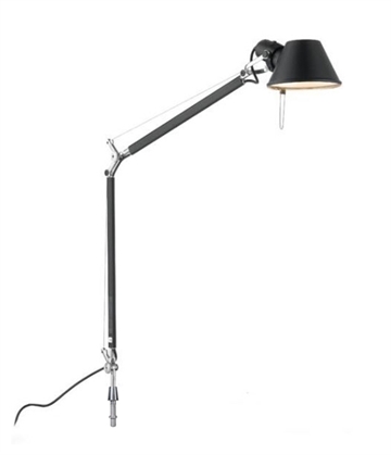 Tolomeo Mini bordlampe, sort bordbolt