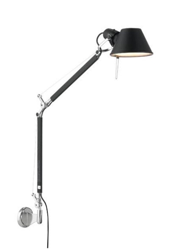 Tolomeo Mini Parete / Væglampe, sort